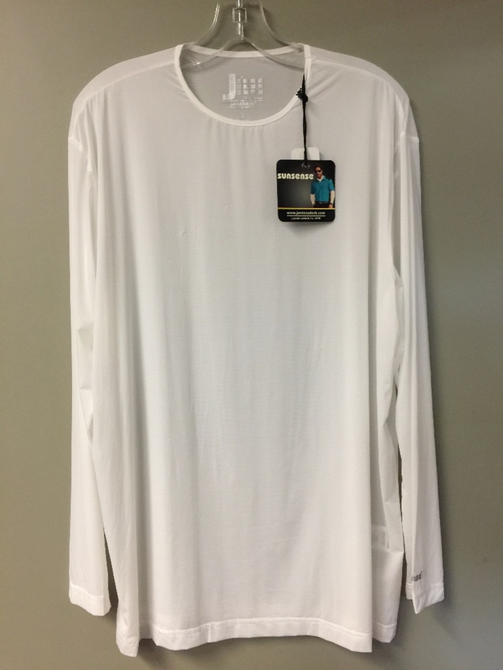 Men's Long Sleeved for solar protection-White